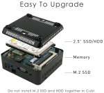 Pc Msi Cubi Cel 4Gb 64Gb W10Pro N4500 H/Vga 4K Gbl...