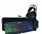 Tastiera/Mouse/Cuffia/Pad Kit Hulk Gaming Multimed...