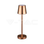 Aggiungi al carrello V-TAC Lampada LED da Tavolo 3W Colore Rame ricaric... V-TAC Lampada LED da Tavolo 3W Colore Rame ricaric...