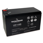 Batteria Ups Tecnoware 12Vdc 7.2Ah High Ermetica A...