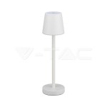 V-TAC Lampada LED da Tavolo 3W Colore Bianco ricar...
