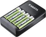 Carica Batterie + 4Pile Stilo Aa 2100 Mah Varta