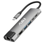 Docking Type C Multiport 6In1 Usb3.0*2+Hdmi*1+Rj45...