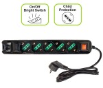 Presa Multipla Tecnoware 5 Schuko 1*Usb-A 1*Usb-C ...