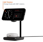 Qi2 3-In-1 Chargebase 15W Wireless Nero