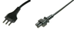 Cavo Alimentazione 1 Mt Bk Tripolare Notebook A Sp...