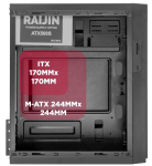 Case Mini-Tower 240W Leshi L703 Cr 4Usb3 0,4Mm Spc...