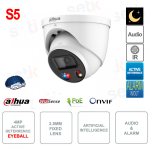 Camera Ip 4Mp Ai Eyeball Dual Light Ir50M Ip67 12V...