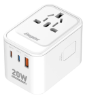 Presa Da Viaggio Internaz.Pd20W 2 Usb C 1 X Usb A ...