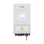 V-TAC Inverter Fotovoltaico Monofase Ibrido On-Gri...