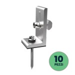 V-TAC Piedi a L per Fissaggio di Pannelli Solari F...