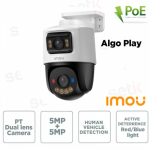 Imou Telecamera IP PoE ALGO 10MPX (5MPX + 5MPX PTZ...