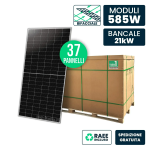 Bancale 21.64kW con 37 Pannelli Solari 585W N-Type...
