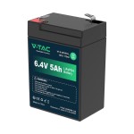 V-TAC Batteria al Litio 6.4V 5Ah per Allarmi, Vide...