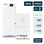 Kit Fotovoltaico Alta Tensione Con Inverter Ibrido...