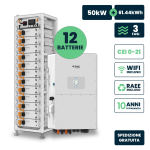 Kit Fotovoltaico Alta Tensione Con Inverter Trifas...