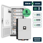 Kit Fotovoltaico Alta Tensione Trifase 80Kw + 233K...