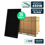 Bancale 16.2kW con 36 Pannelli Solari 450W N-Type ...