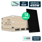 Aggiungi al carrello Set 6kW con 14 Pannelli Solari 450W N-Type Bifacci... Set 6kW con 14 Pannelli Solari 450W N-Type Bifacci...