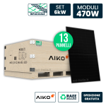 AIKO Set 6kW con 13 Pannelli Solari N-Type ABC Bif...
