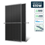 Pannello Solare Fotovoltaico Modulo 610W Bifaccial...