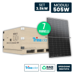 V-TAC Set 3kW con 7 Pannelli Solari 505W Trina Ver...
