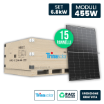 V-TAC Set 6kW con 15 Pannelli Solari 455W Trina Ve...