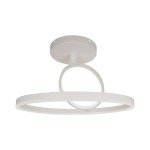 V-TAC Lampadario LED con 2 Cerchi 38W in Metallo C...