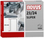 Novus 23/24 Super Scatola da 1000 Graffe 23/24 Zin...