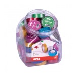 Espositore Apli con 60 Nastri Adesivi Glitter Opac...