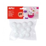 Apli Confezione da 10 Palline Porexpan Ø 25 mm - ...