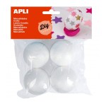 Apli Confezione da 4 Palline Porexpan Ø 50 mm - C...