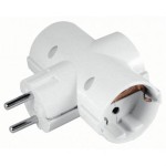Elbat Adattatore Universale 3 Prese - Protezione B...