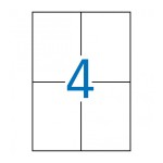 Apli Etichette Bianche Removibili 105x148mm - Cons...