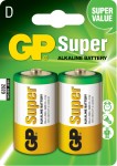 GP Confezione da 2 Batterie Super Alcaline LR20 D ...
