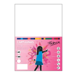 Fabrisa Confezione da 50 Cartoncini 180 g/m² - Fo...