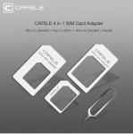 CAFELE 4 in 1 Adattatori SIM Card Micro + Double N...