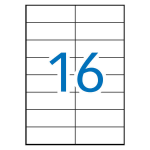 Apli Confezione da 1.600 etichette rettangolari 10...