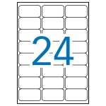 Apli Etichette gialle fluorescenti permanenti 64,0...