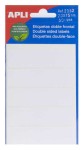 Etichette frontali doppie Apli bianche 20,0 x 75,0...
