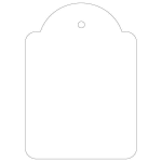 Confezione da 400 etichette sospese Apli 50x70mm -...