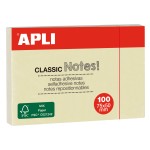 Apli Classic Sticky Notes 75x50mm Blocco 100 fogli...
