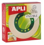 Nastro Adesivo Invisibile Apli 19mm x 33m - Facile...