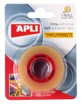 Nastro Adesivo Trasparente Apli 19mm x 33m - Resis...