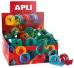 Apli Porta Nastro Scuola con Nastro Adesivo Traspa...