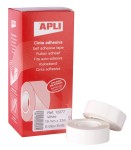 Apli Nastro Adesivo Bianco 19mm x 33m - Resistente...