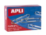 Filo Apli Clips N. 1½ (26mm) - Finitura Nichel Br...