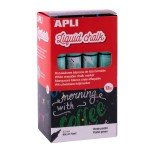 Pennarello a gesso liquido Apli verde pastello - P...