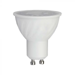 6W Gu10 Ripple Plastic Spotlight-Led By Cree-4000K...