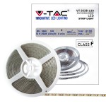 V-TAC Strip LED SMD 8W/m 5m 120 LED/m 12V 4000K IP...